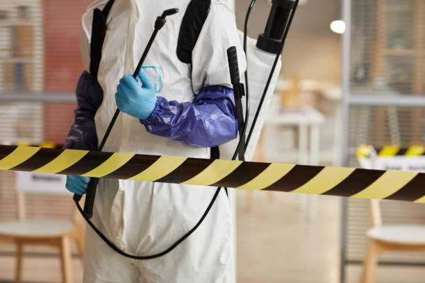 Professional Biohazard technician working in Baldwin, FL